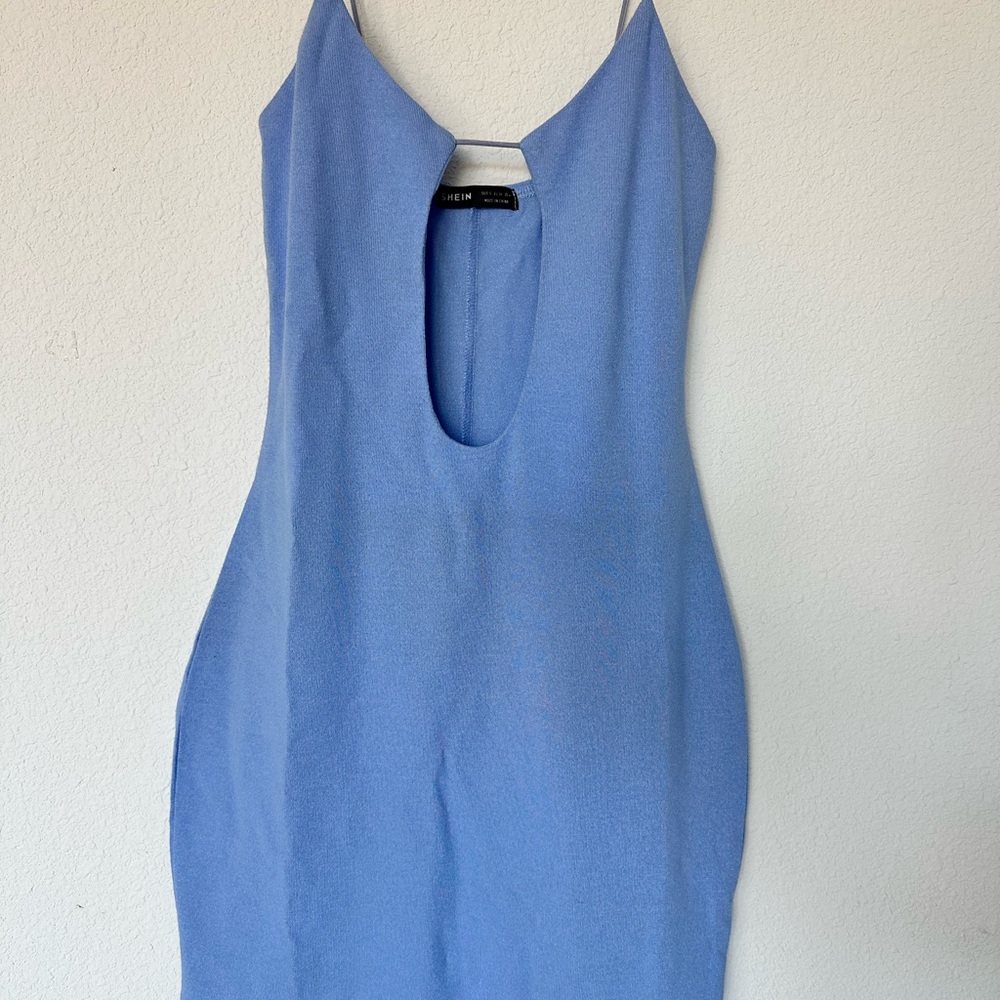 Blue Sleeveless Dress